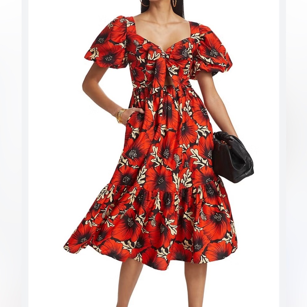 Elisamama - Funke Floral Midi-Dress